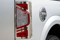 Ford Connect 2010-2013 Chrome Tail Light Covers Version No.2 (2 pcs, Stainless Steel) photo 1