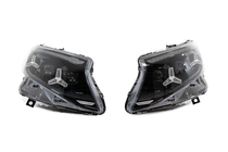 Mercedes Vito/V-class W447 2014- OEM LED Front Headlights 2026 Black (for Vito, 2 pcs) photo 2