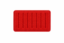 Velour heel pad (red) photo 4