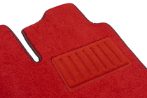Velour heel pad (red) photo 1