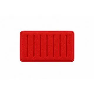 Velour heel pad (red) photo 4