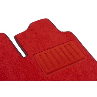 Velour heel pad (red)