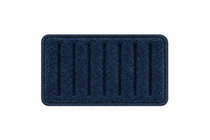 Velour heel pad (blue) photo 3