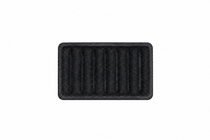Velour heel pad (black) photo 4