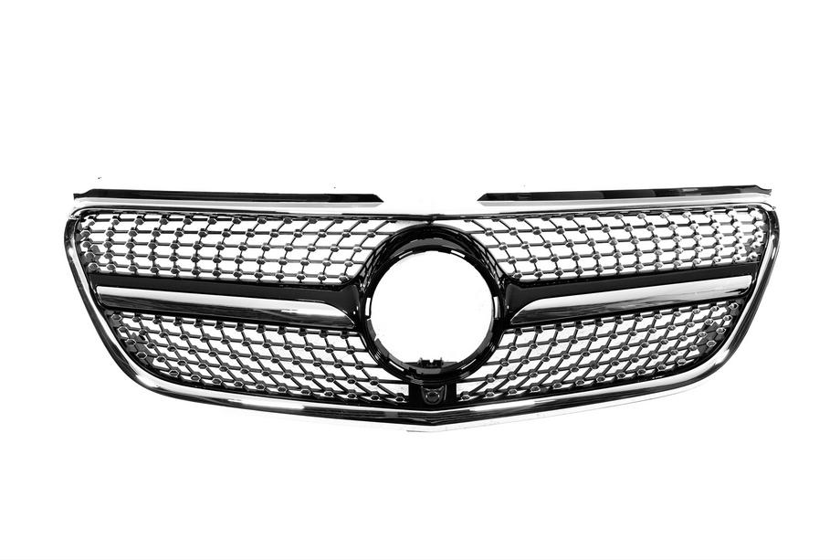 Mercedes Vito/V-class W447 2014- Front grille Diamond Black (2014-2023 for Vito W447) Image