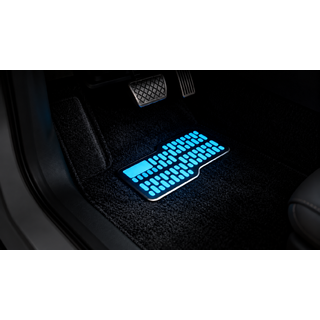 Heel pad for car mats Neon Blue photo 2