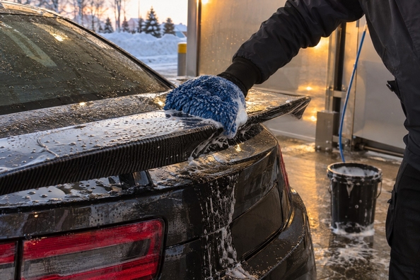 Carbon trim in winter: salt, car washes and frost—avoid hazing Photo 1