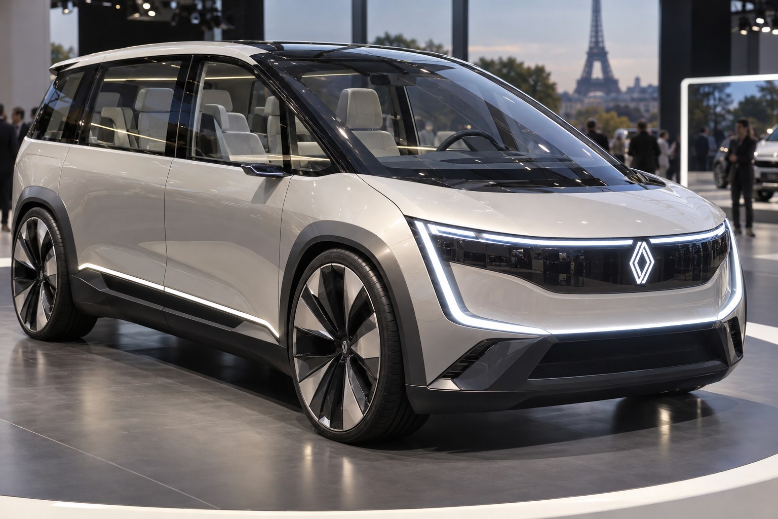 Renault E-Space Concept: an electric minivan tribute to the 1984 Espace – shown in Paris