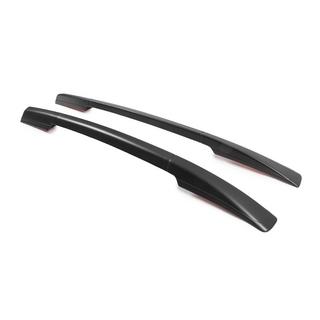 Black OEM roof rails (ABS plastic, adhesive mounting) Toyota Hilux 2015- photo 3