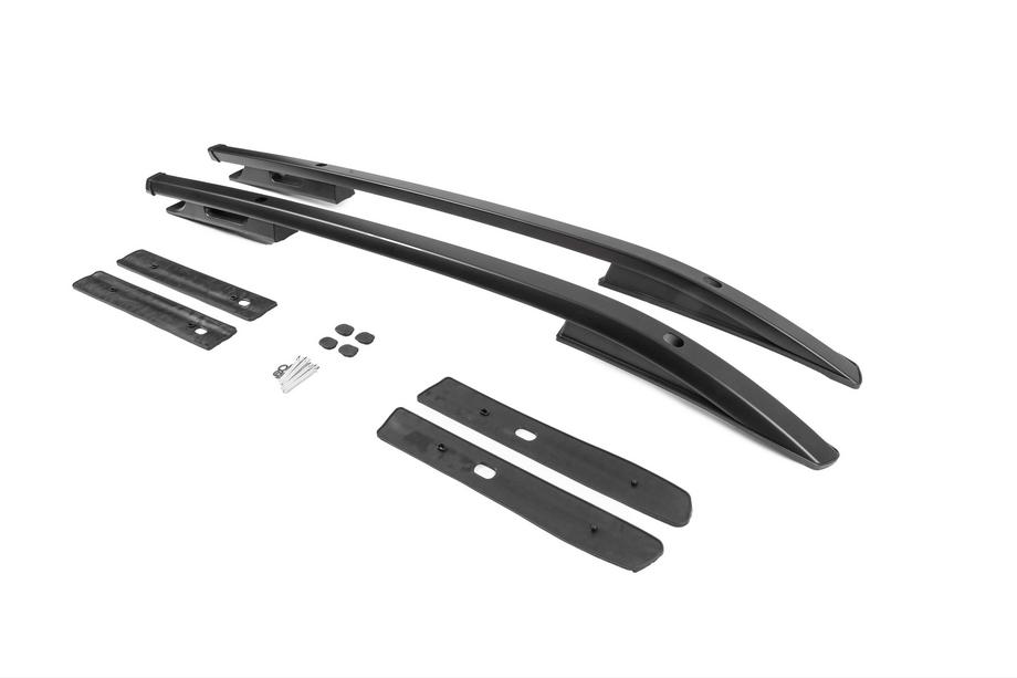 Fiat Fullback 2016- OEM Black Roof Rails (Aluminum, Bolt-On) Photo 2