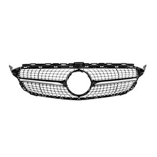 Front grille Diamond Black (for Avantgarde/AMG-Line/C43 AMG) photo 1