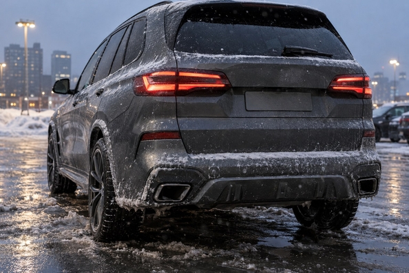 AMG/M-style bumper and parking sensors in winter: why they “see” snow and salt, and how to move them to a new bumper Photo 2