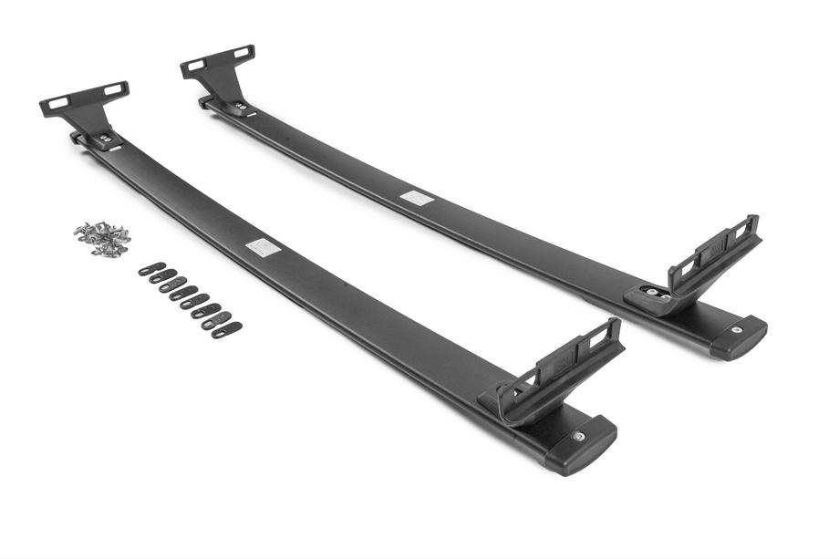Black roof rack cross bars for integrated roof rails OEM (Aluminium) Photo 8