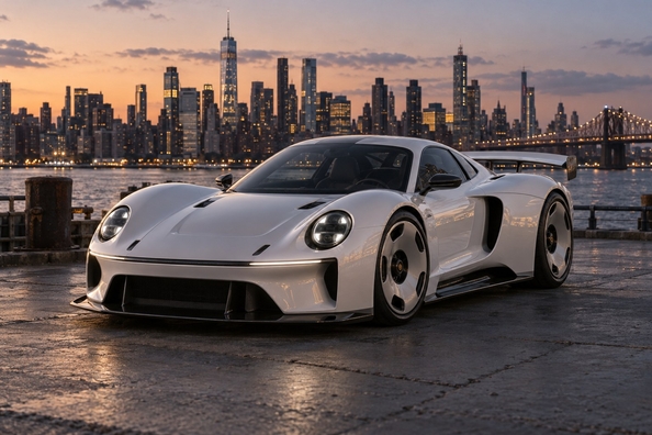 Porsche Mission S: mid-engined supercar above 911 — what Porsche showed and what’s known about the engine Photo 2
