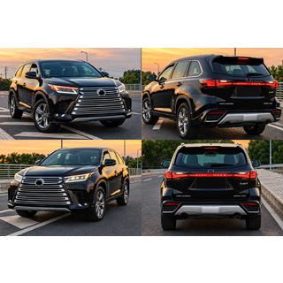 LX600-Style Body Kit Set Toyota Highlander 2013-2019 photo 1