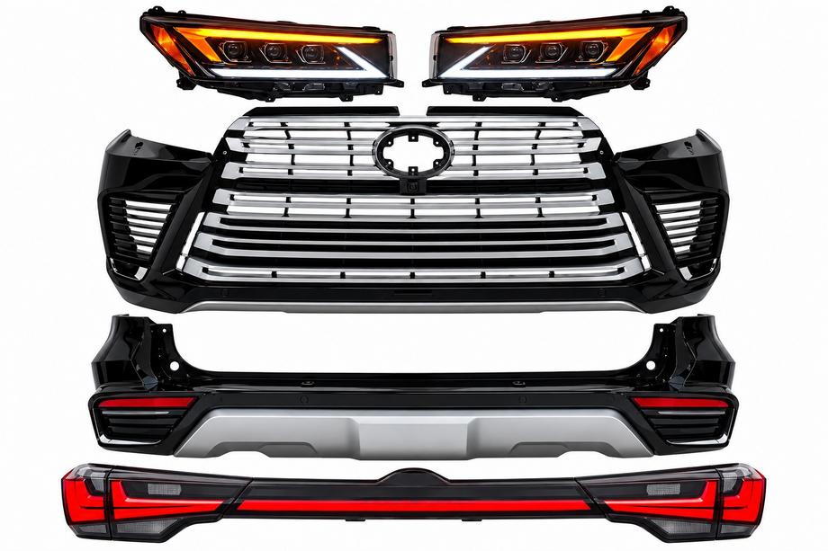 Toyota Highlander 2013-2019 LX600-Style Body Kit Set Photo 2