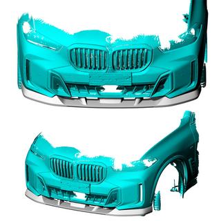 Carbon Front Bumper Lip (for M-Sport 2023+) BMW X5 G05 2019–2026 photo 3