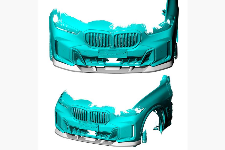 BMW X5 G05 2019–2026 Carbon Front Bumper Lip (for M-Sport 2023+) Photo 3