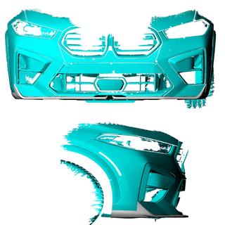 Carbon front bumper lip spoiler (for F96 2023+) photo 2