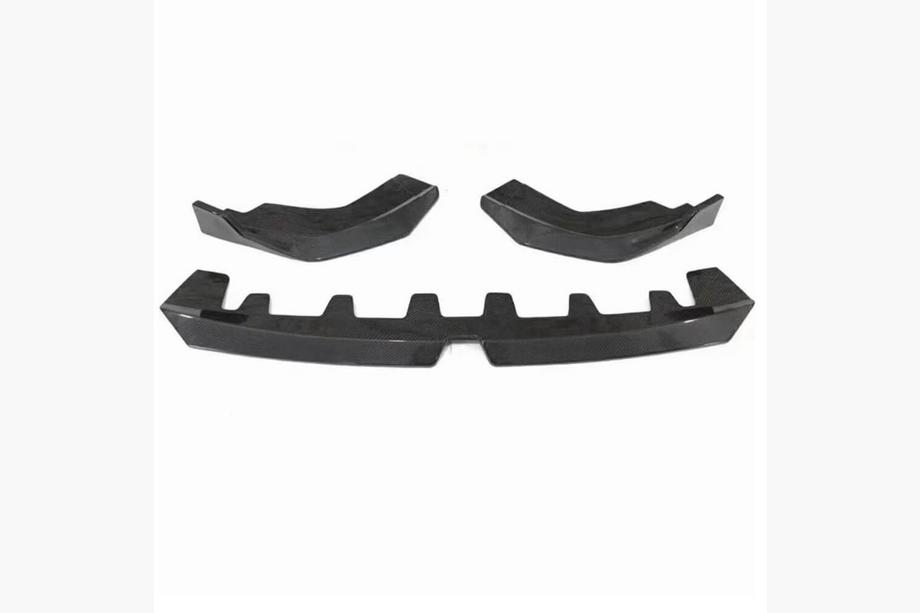 BMW 3 Series G20/G21 2018- Front bumper lip Lip V4 (for M-Sport 2022+, carbon) Photo 5