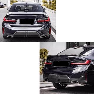Rear bumper diffuser (for G20 2022+, Carbon) BMW 3 Series G20/G21 2018- photo 2