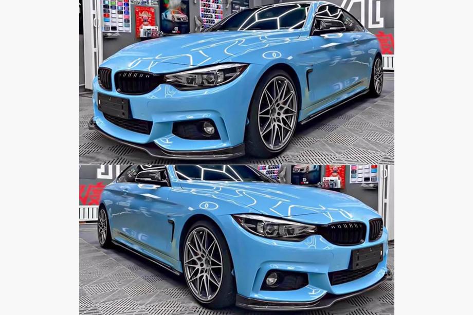 BMW 4 Series F32/F33/F36 2012-2020 Front Bumper Lip V4 (for M-Sport, Carbon) Photo 3