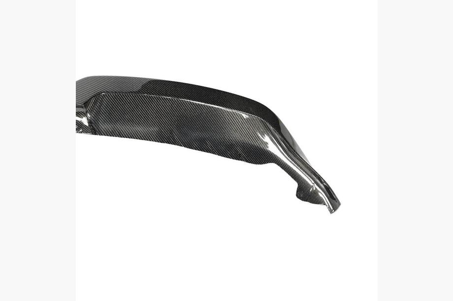 BMW 2 Series G42 2021- Front Bumper Lip Spoiler Lip V3 (for G87, Carbon) Photo 6