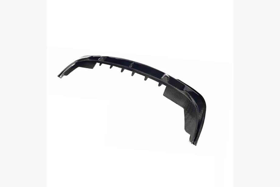 BMW 3 Series G20/G21 2018- Front bumper lip spoiler Lip V5 (for M-Sport 2022+, Carbon) Photo 4