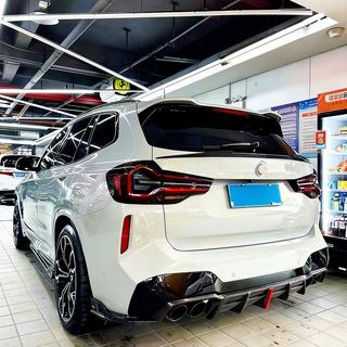 Rear bumper diffuser (for F97, carbon fiber) BMW X3 G01 2018- photo 1