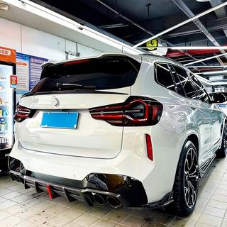 Rear bumper diffuser (for F97, carbon fiber) BMW X3 G01 2018- photo 2