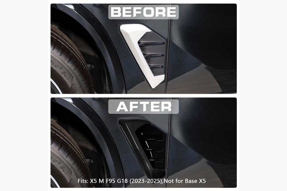BMW X5 G05 2019–2026 Fender vents (Carbon + ABS) Photo 2