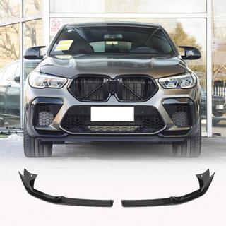 Front bumper lip extensions Flap (for F96 2018-2022, Carbon) photo 1
