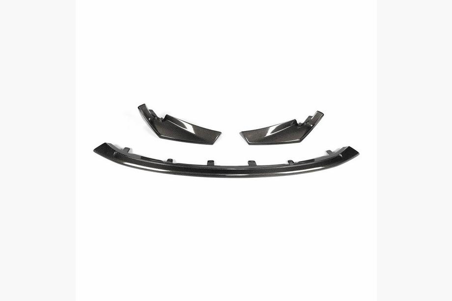 BMW 3 Series G20/G21 2018- Front bumper lip spoiler Lip V12 (for G80, Carbon) Photo 3