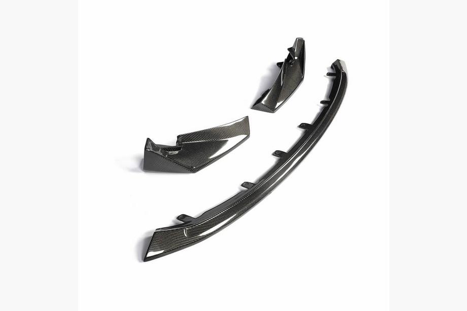 BMW 3 Series G20/G21 2018- Front bumper lip spoiler Lip V12 (for G80, Carbon) Photo 4