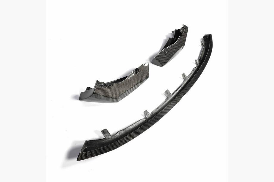 BMW 3 Series G20/G21 2018- Front bumper lip spoiler Lip V12 (for G80, Carbon) Photo 7