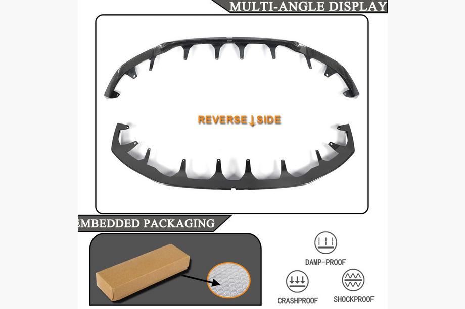 BMW 5/i5 Series G60/G60E/G61 2023- Front Lip V2 for M-Sport, Carbon Photo 5