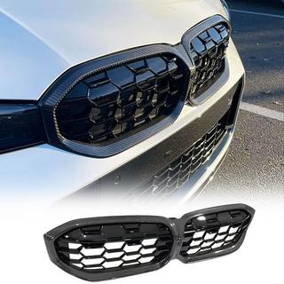 Kidney grilles Diamond Carbon (2022+) BMW 3 Series G20/G21 2018- photo 1