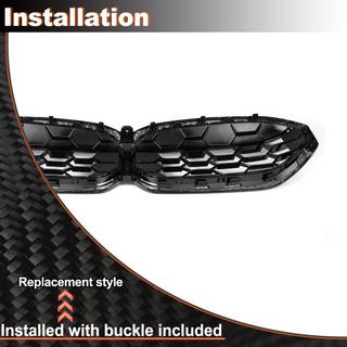 Kidney grilles Diamond Carbon (2022+) BMW 3 Series G20/G21 2018- photo 4