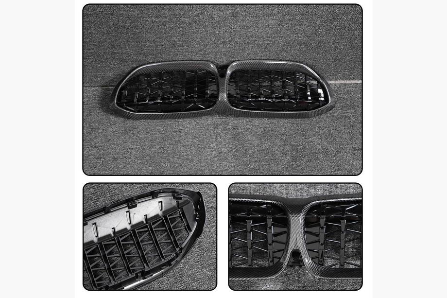 BMW 3 Series G20/G21 2018- Kidney Grilles Diamond Carbon (2018-2022) Photo 7