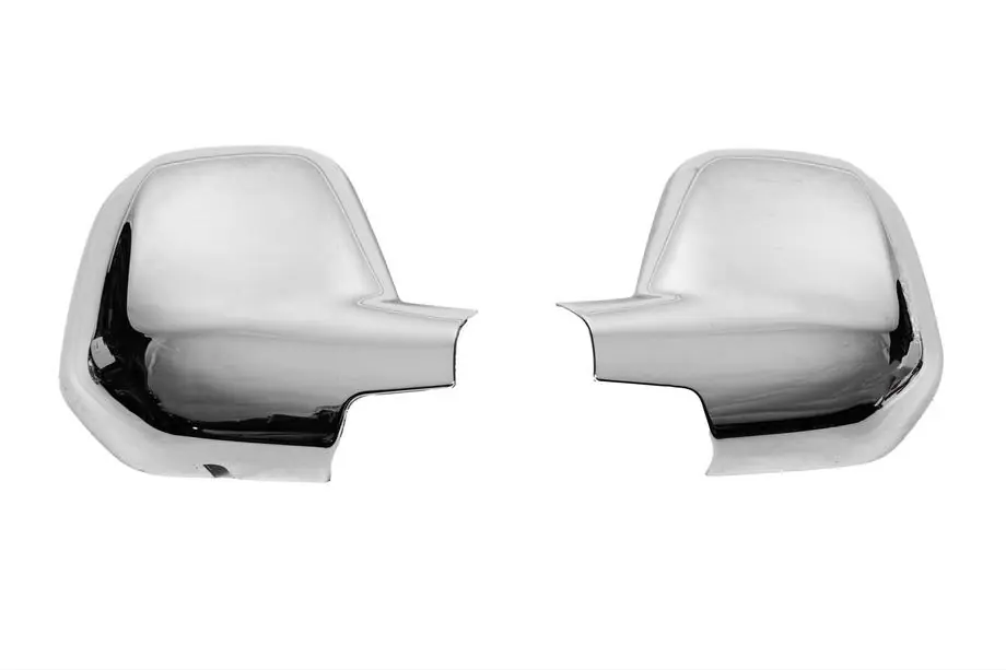 Peugeot Partner Tepee 2008-2018 Mirror Covers (2 pcs, Stainless Steel) Photo 1
