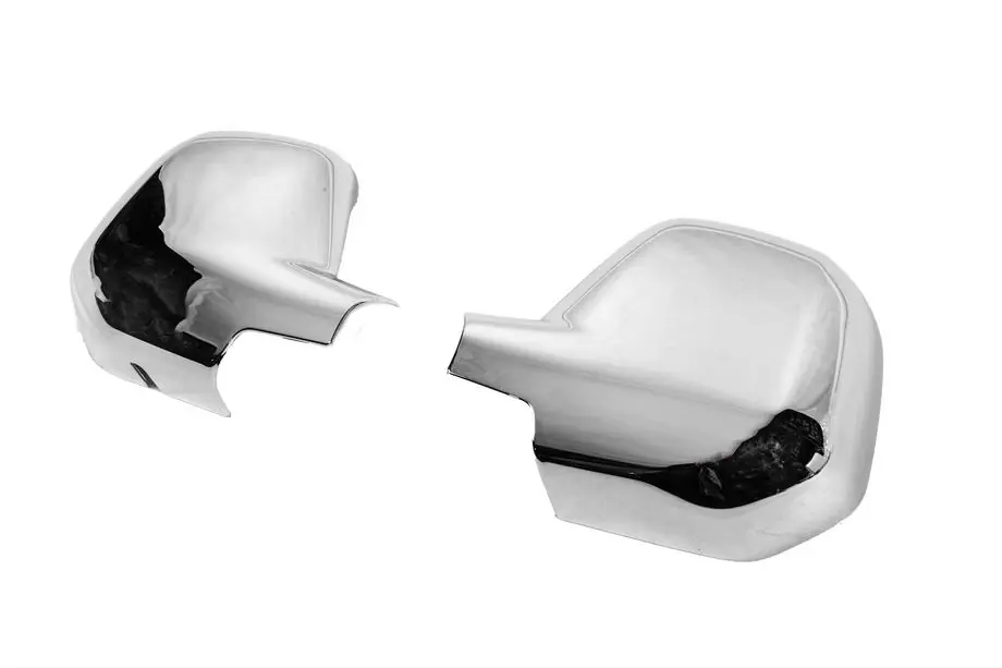 Peugeot Partner Tepee 2008-2018 Mirror Covers (2 pcs, Stainless Steel) Photo 2