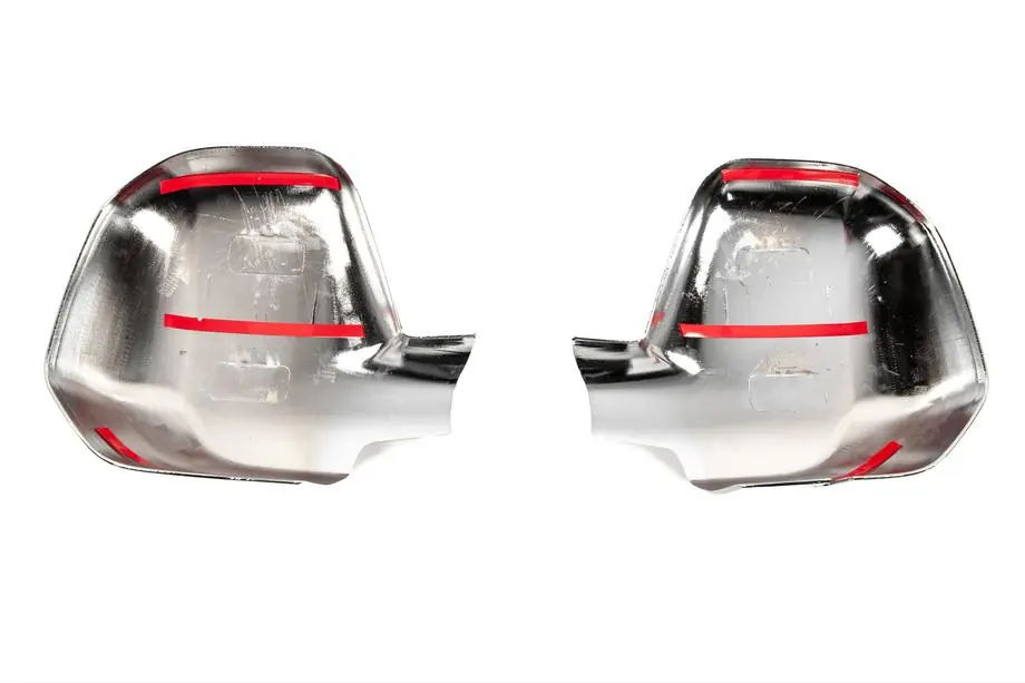 Peugeot Partner Tepee 2008-2018 Mirror Covers (2 pcs, Stainless Steel) Photo 4