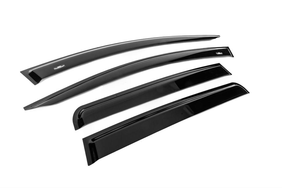 Renault Zoe 2012-2019 In-channel window deflectors (4 pcs, HIC) Photo 3