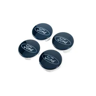 Wheel center caps 53/51 mm dark blue (set of 4) photo 2