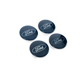 Wheel center caps 53/51 mm dark blue (set of 4) photo 3