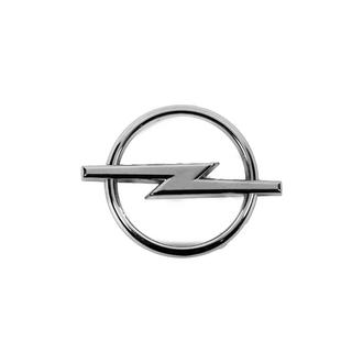 Opel badge (pin mount, 67 mm circle, 90 mm lightning bolt) photo 1