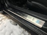 Volkswagen Golf 4 1997-2006 Door Sill Covers Nataniko (4 pcs, Stainless Steel) photo 3