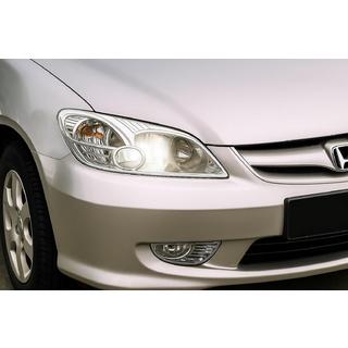 Headlight Covers Chrome (2 pcs, plastic) Honda Civic Sedan VII 2001-2006 photo 1