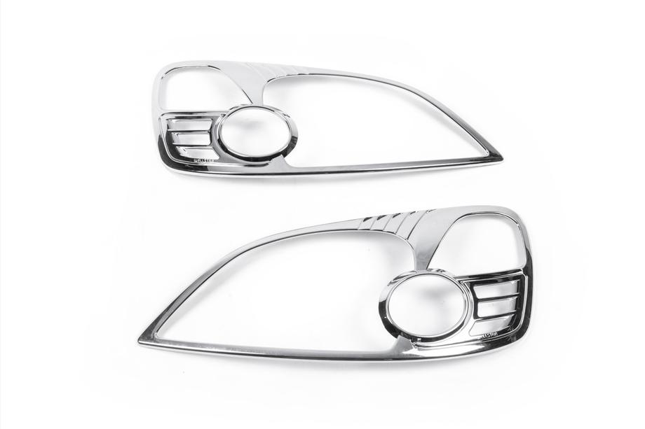 Honda Civic Sedan VII 2001-2006 Headlight Covers Chrome (2 pcs, plastic) Photo 3