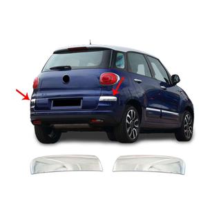 Stainless Steel Rear Bumper Corner Protectors for 500L 2018+ (2 pcs) photo 1